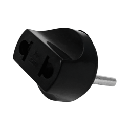 Universal network adapter, round, black (2-0150BK) TCOM