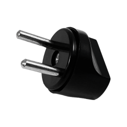 Universal network adapter, round, black (2-0151BK) TCOM