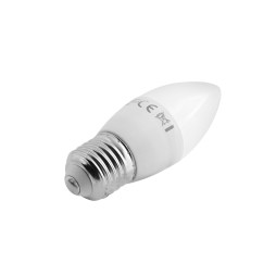 LED lamp E27-C37-7W-4100K 220V