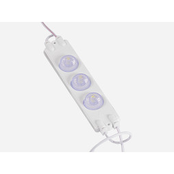 LED modules 3030-3smd 1.6W 220V IP65 white #106 MTK (20pcs per plate)