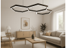 LED pendant lamp "Soty 3-23" 220V 170W 40000lm 6500k black, driver from outside LEDUA