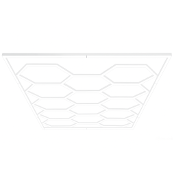 LED lamp Hexagonal 14hexs 2430x4840mm, 220-250V 615W 100-120Lm/W 6500K (LH-PL20-14h6000k) 2 years warranty LEDUA