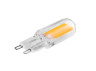 LED lamp G9 2W COB 230V 230LM 4500k transparent. LM3024 Lemanso