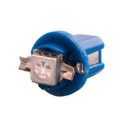 LED car lamp T5-B8.5-1smd-5050 LED blue 12V LEDUA
