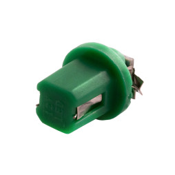 LED car lamp T5-B8.5-1smd-5050 LED green 12V LEDUA