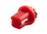 LED car lamp T5-B8.5-1smd-5050 LED red 12V LEDUA