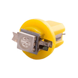 LED car lamp T5-B8.5-1smd-5050 LED yellow 12V LEDUA