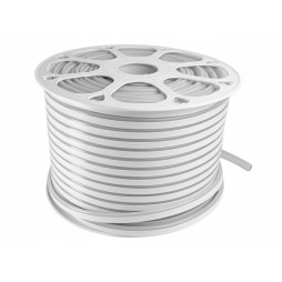 LED neon 2835-120led-7х15mm-220V, 9.6W/m 22lm/led IP65 white 2 years warranty (100m) LEDUA