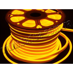 LED neon 2835-120led-7*15mm-220V, 9.6W/m IP65 yellow 2 years warranty (100m) LEDUA