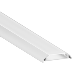 Aluminum profile for LED strip AL-20 2 meters anodized surface LEDUA