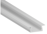 Aluminum profile for LED strip AL-01-1 2 meters anodized recessed LEDUA