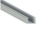 Aluminum profile for LED strip AL-02-3 2 meters anodized surface mounted LEDUA