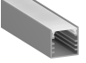 Aluminum profile for LED strip AL-04-1 2 meters anodized surface mounted LEDUA
