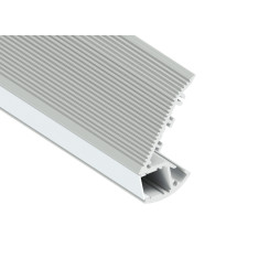 Aluminum profile for LED strip for stairs AL-19-1 2 meters anodized LEDUA