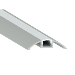 Aluminum profile for LED strip AL-20-1 2 meters anodized surface mounted LEDUA