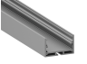 Aluminum profile for LED strip AL-23-1 2 meters anodized surface-mounted hanging LEDUA