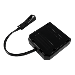 Junction box 3 holes, black, 100mm 22AWG mini mother LEDUA