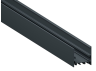Aluminum profile for LED strip AL-84 2 meters RAL 7016 anthracite gray surface mounted, suspended LEDUA