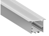 Aluminum profile for LED strip AL-97 3 meters anodized recessed ceiling LEDUA