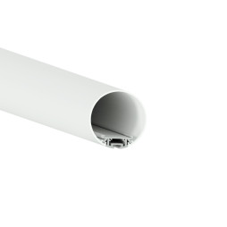 Aluminum profile for LED strip AL-98 3 meters anodized suspended round LEDUA