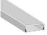 Aluminum profile for LED strip AL-100 3 meters anodized suspended/surface-mounted LEDUA