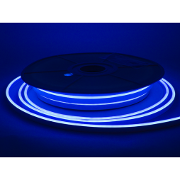 LED neon 6*12mm 120led 2835 24V 9W/m IP65, blue (coil 25m) #64-B AVT