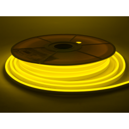 LED neon 6*12mm 120led 2835 24V 9W/m IP65, lemon yellow (coil 25m) #64-LY AVT