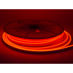 LED neon 6*12mm 120led 2835 24V 9W/m IP65, red (coil 25m) #64-R AVT