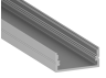 Aluminum profile for LED strip AL-55 2 meters anodized overhead LEDUA