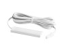 LED lamp for lighting furniture shelves surface-mounted 12V/DC 0.72w warm light white wire LEDUA
