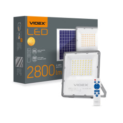 LED floodlight autonomous, solar panel 2800LM 5000K 3.2V (VL-FSO-1005) Videx