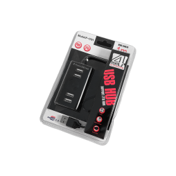 USB HUB with 4 USB 2.0 ports (Model:P-1701), in blister, 4-1035, active