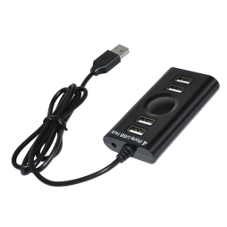 USB HUB with 4 USB 2.0 ports (Model:P-1701), in blister, 4-1035, active