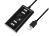 USB HUB with 4 USB 2.0 ports (Model:P-1701), in blister, 4-1035, active