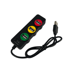 USB HUB with 4 USB 2.0 ports with switch (Model:P-1030), 4-1039, passive