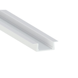 Aluminum profile for LED strip AL-01-1 1 meter white recessed LEDUA