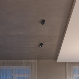 VIDEX GX53 lamp swivel Black VL-SPF18B-B