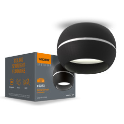 VIDEX lamp for GX53 lamp universal Black VL-SPF16A-B