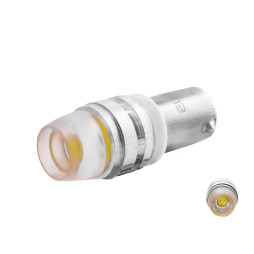 LED car lamp BA9S-1W with lens desing LED white 12V LEDUA
