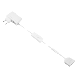 Driver set 24W+hand switch+junction box 3 outputs, white 12V LEDUA