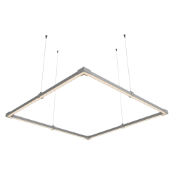 LED pendant lamp, ceiling "Quadra mini" square 110-240V 32W 3500k 1000*1000 LEDUA