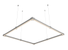 LED pendant lamp, ceiling "Quadra 2 mini" square square 110-240V 64W 3500k 2000*2000 LEDUA