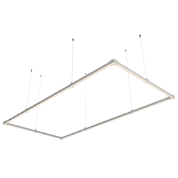 LED pendant lamp, ceiling "Tetragon mini" rectangle 110-240V 48W 3500k 1000*2000 white body LEDUA