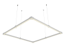 LED pendant lamp, ceiling "Quadra mini" square 110-240V 32W 4500k 1000*1000 white body LEDUA