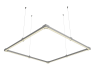 LED pendant lamp, ceiling "Quadra 2 mini" square 110-240V 64W 4500k 2000*2000 LEDUA
