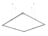 LED pendant light, ceiling "Quadra mini" square 110-240V 32W 6500k 1000*1000 LEDUA