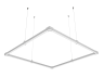 LED pendant lamp, ceiling "Quadra mini" square 110-240V 32W 6500k 1000*1000 white body LEDUA