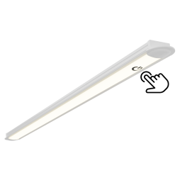 LED furniture recessed lamp Alfa Master 400mm 12V 4500K white body (Touch) LEDUA