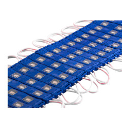 LED modules 5630-3smd 12V IP65 plastic 25-30lm blue LEDUA