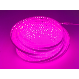 LED strip 2835-120led-11х5.5mm-220V 9W/m IP65 pink (50m in reel) #17-P AVT
